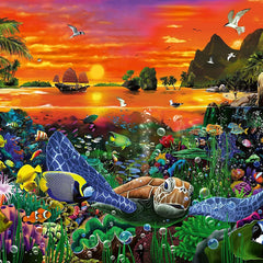 Ravensburger Turtle in the Reef Jigsaw Puzzle (500 Pieces)