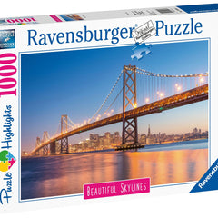 Ravensburger Beautiful Skylines - Golden Gate Bridge Jigsaw Puzzle (1000 Pieces)