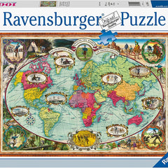 Ravensburger Bicycles Ride Around the World Jigsaw Puzzle (1000 Pieces)