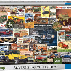 Eurographics Jeep Advertising Collection Jigsaw Puzzle (1000 Pieces)