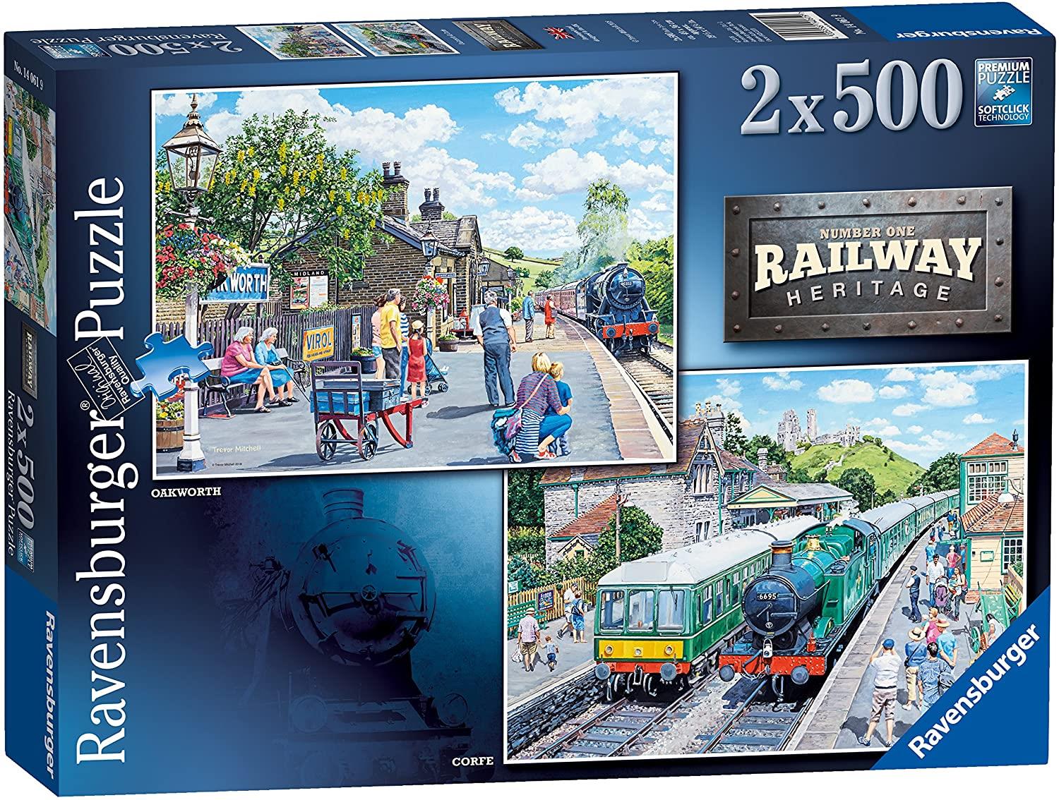 Ravensburger Railway Heritage No 1 Jigsaw Puzzles (2 x 500 Pieces)
