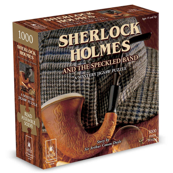 Sherlock Holmes and The Speckled Band Mystery Jigsaw Puzzle (1000 Pieces)