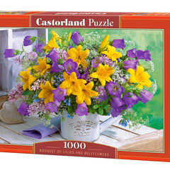 Castorland Lillies and Bellflowers Jigsaw Puzzle (1000 Pieces)