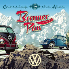 Ravensburger Cross the Alps with VW! Panoramic Jigsaw Puzzle (1000 Pieces)