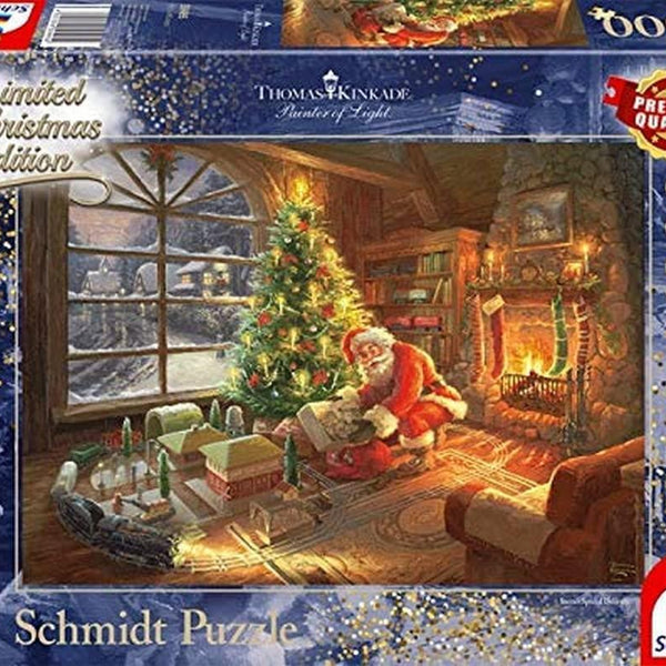 Schmidt Thomas Kinkade: Santa Claus is Here Jigsaw Puzzle (1000 Pieces)
