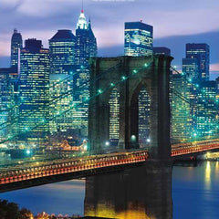 Clementoni New York Brooklyn Bridge Panorama High Quality Jigsaw Puzzle (1000 Pieces)