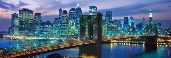 Clementoni New York Brooklyn Bridge Panorama High Quality Jigsaw Puzzle (1000 Pieces)