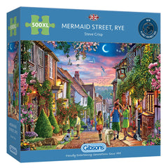Gibsons Mermaid Street Rye Jigsaw Puzzle (500 XL Extra Large Pieces)