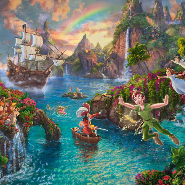 Schmidt Kinkade: Disney Peter Pan Jigsaw Puzzle (1000 pieces)