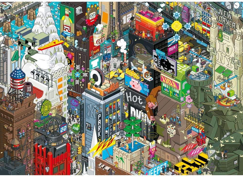 Heye New York Quest eBoy Pixorama Jigsaw Puzzle (1000 Pieces)
