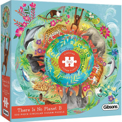 Gibsons There is No Planet B Circular Jigsaw Puzzle (500 Pieces)