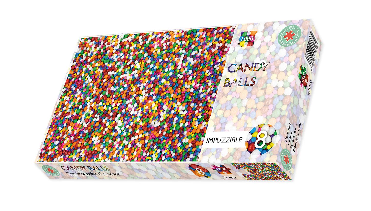 Candy Balls  - Impuzzible No.8 - Jigsaw puzzle (1000 Pieces)