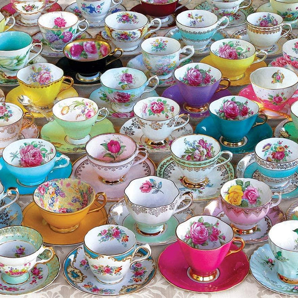 Eurographics Tea Cup Party Tin Jigsaw Puzzle (1000 Pieces)