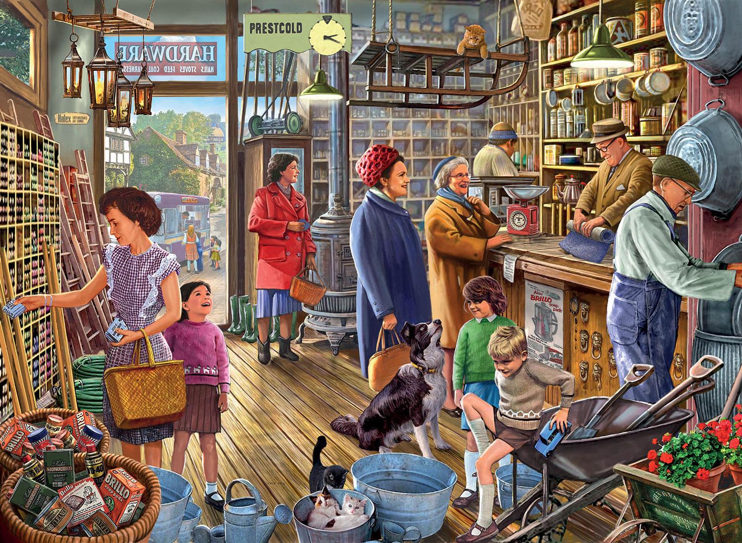 Ye Olde Hardware Shoppe, Steve Crisp Jigsaw Puzzle (1000 Pieces)