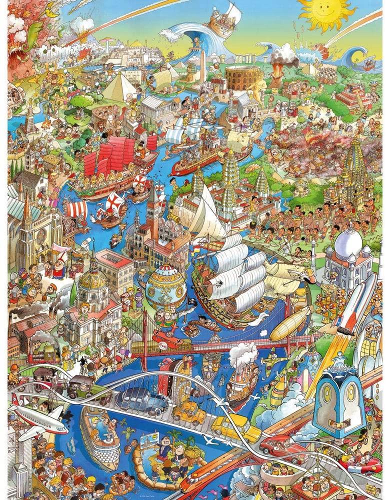 Heye Triangular History River Jigsaw Puzzle (1500 Pieces)