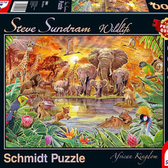 Schmidt Steve Sundram African Wildlife Jigsaw Puzzle (1000 Pieces)