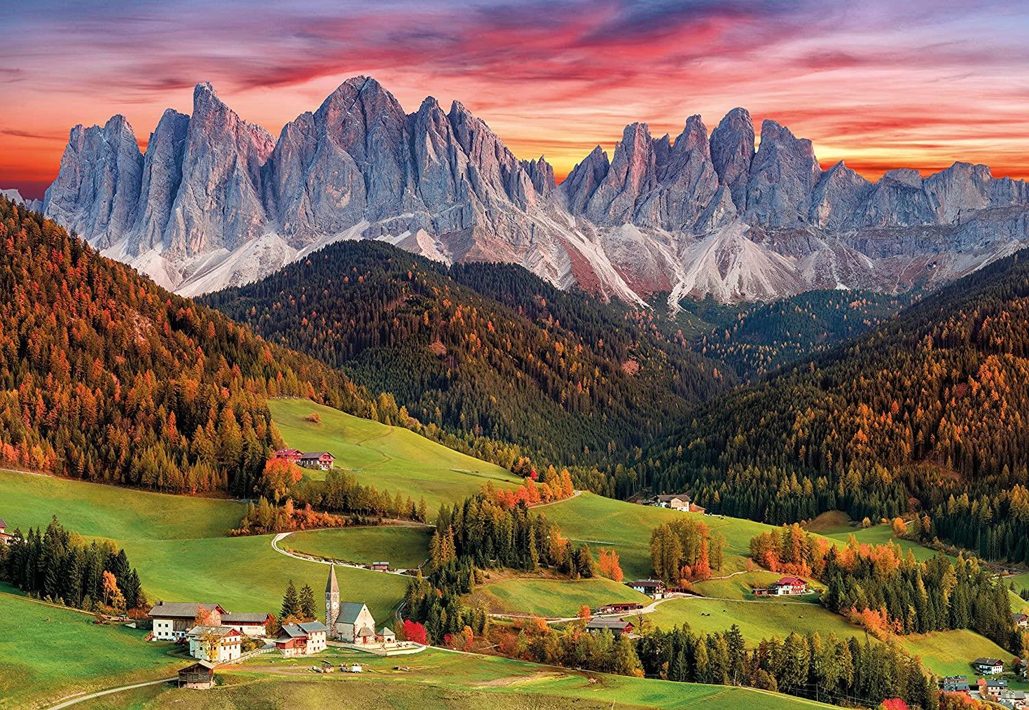 Clementoni  Val Di Funes High Quality Jigsaw Puzzle (2000 Pieces)