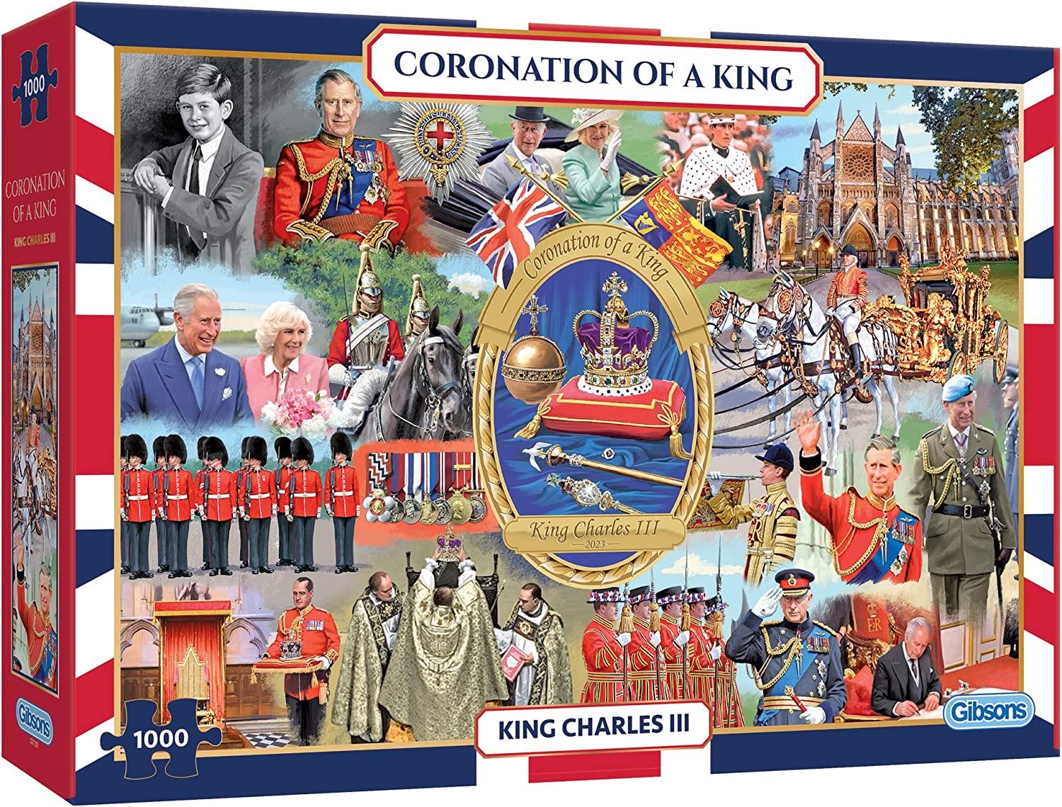Gibsons Coronation of a King - King Charles III Jigsaw Puzzle (1000 Pieces)