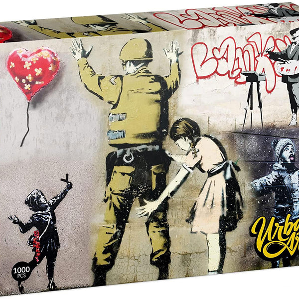 Urban Art: Banksy - Graffiti Painter Jigsaw Puzzle (1000 Pieces)