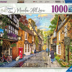 Ravensburger Down the Lane No.2 Meadow Hill Lane Jigsaw Puzzle (1000 Pieces)