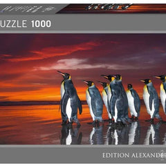 Heye Humboldt King Penguins Panorama Jigsaw Puzzle (1000 Pieces)