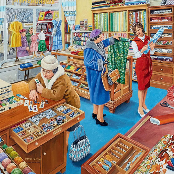 Ravensburger Happy Days at Work, The Haberdasher Jigsaw Puzzle (500 Pieces)