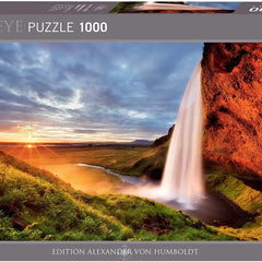 Heye Humboldt Seljalandsfoss Waterfall Jigsaw Puzzle (1000 Pieces)