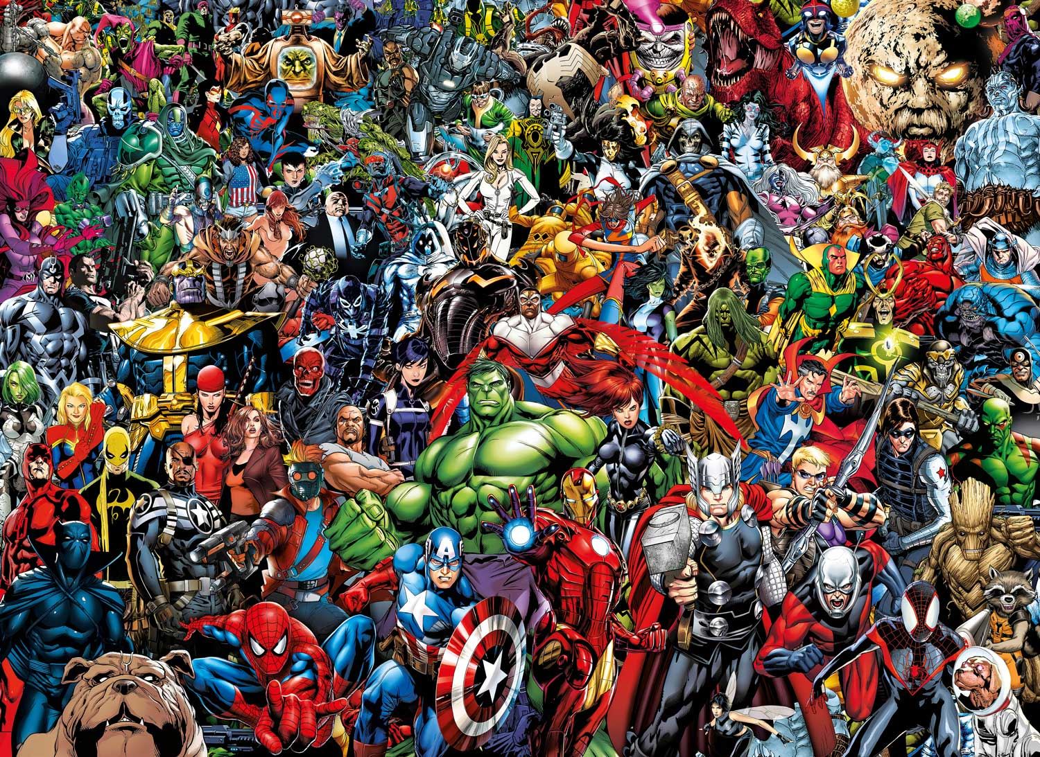 Clementoni Marvel Impossible Jigsaw Puzzle (1000 Pieces)