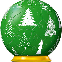 Ravensburger Winter Green Christmas Bauble 3D Puzzle-Ball (54 Pieces)