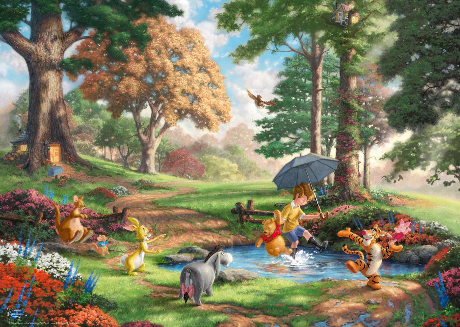 Schmidt Kinkade Disney Winnie the Pooh Jigsaw Puzzle (1000 Pieces)