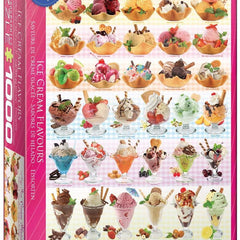 Eurographics Ice Cream Flavours Jigsaw Puzzle (1000 Pieces)