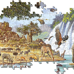 African Waterhole 3000 pièces - Adulte Puzzle Paysage - Dès 10 ans -  Librairie de France