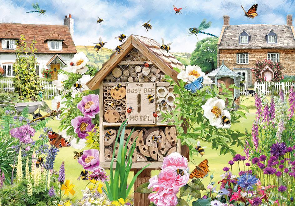 Otter House Busy Bee Hotel Jigsaw Puzzle (500 Pieces)