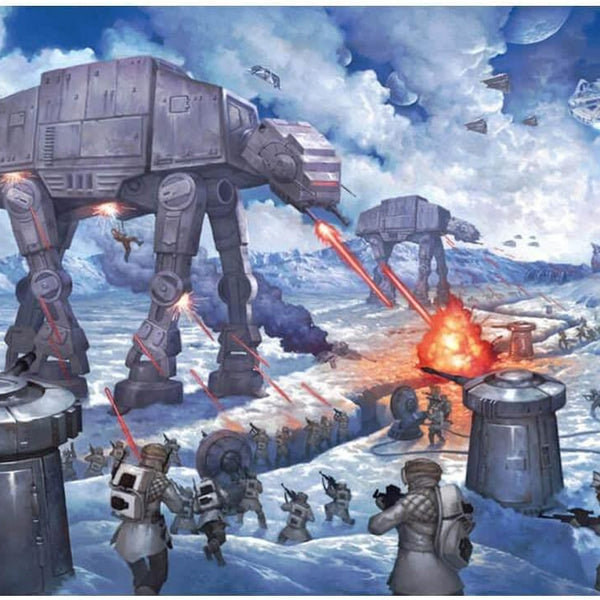 Schmidt Kinkade Star Wars The Battle of Hoth Jigsaw Puzzle (1000 Pieces)