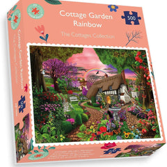 Cottage Garden Rainbow Jigsaw Puzzle (500 Pieces)