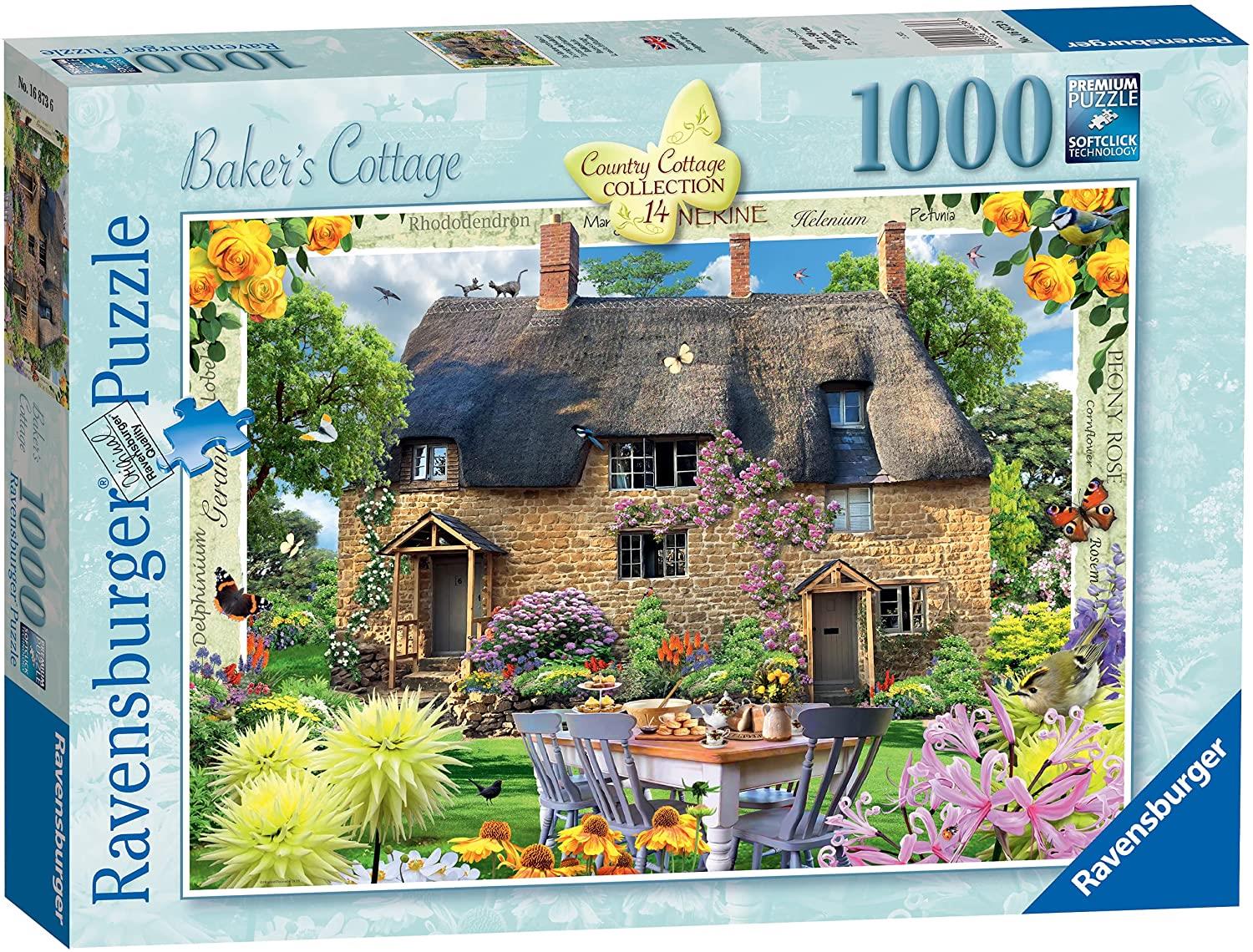 Ravensburger Country Cottage Collection - Baker's Cottage Jigsaw Puzzle (1000 Pieces)