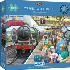 Gibsons Express to Blackpool Jigsaw Puzzle (1000 Pieces)