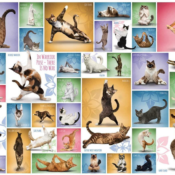 Eurographics Yoga Cats Jigsaw Puzzle (1000 Pieces)