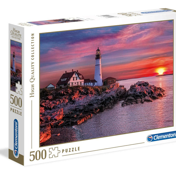 Clementoni Portland Head Light High Quality Jigsaw Puzzle (500 Pieces)