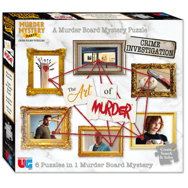 The Art of Murder, Murder Mystery Case File Jigsaw Puzzle (750 Pieces)