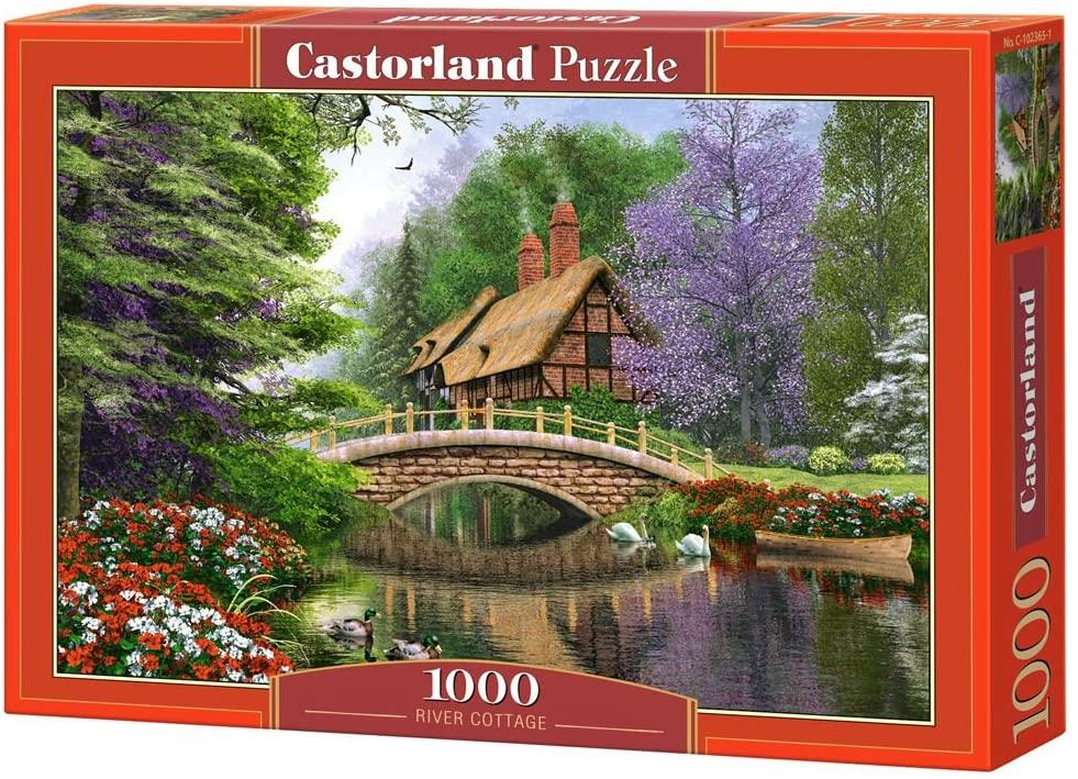 Castorland River Cottage Jigsaw Puzzle (1000 Pieces)