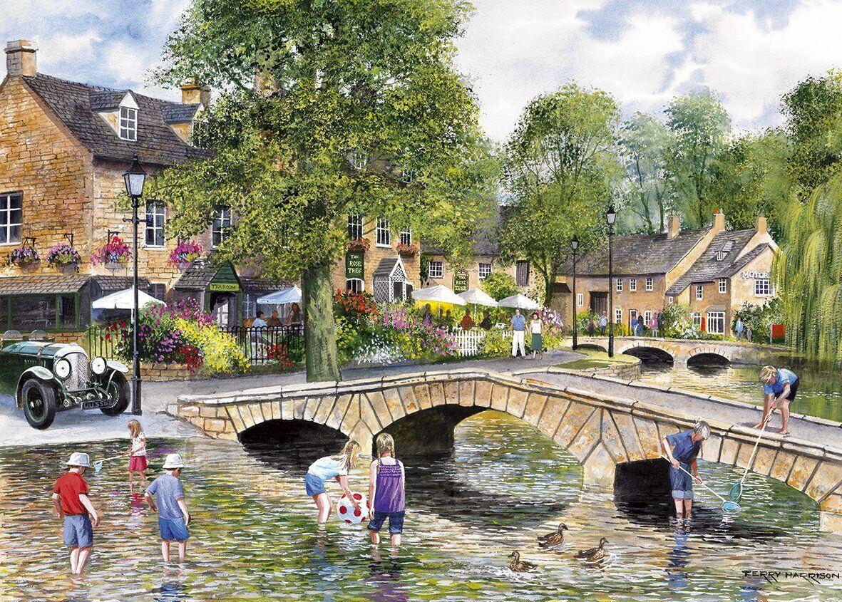Gibsons Bourton-on-the-Water Jigsaw Puzzle (1000 Pieces)