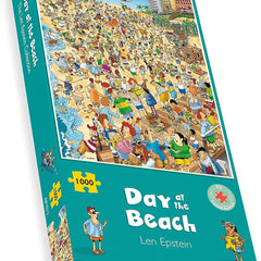 Day at the Beach, Len Epstein Jigsaw Puzzle (1000 Pieces)