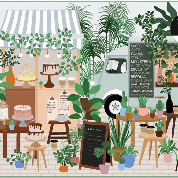 Galison Plant Cafe Jigsaw Puzzle (1000 Pieces)