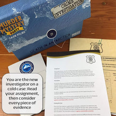 Death in Antarctica Murder Mystery Case File Party Game