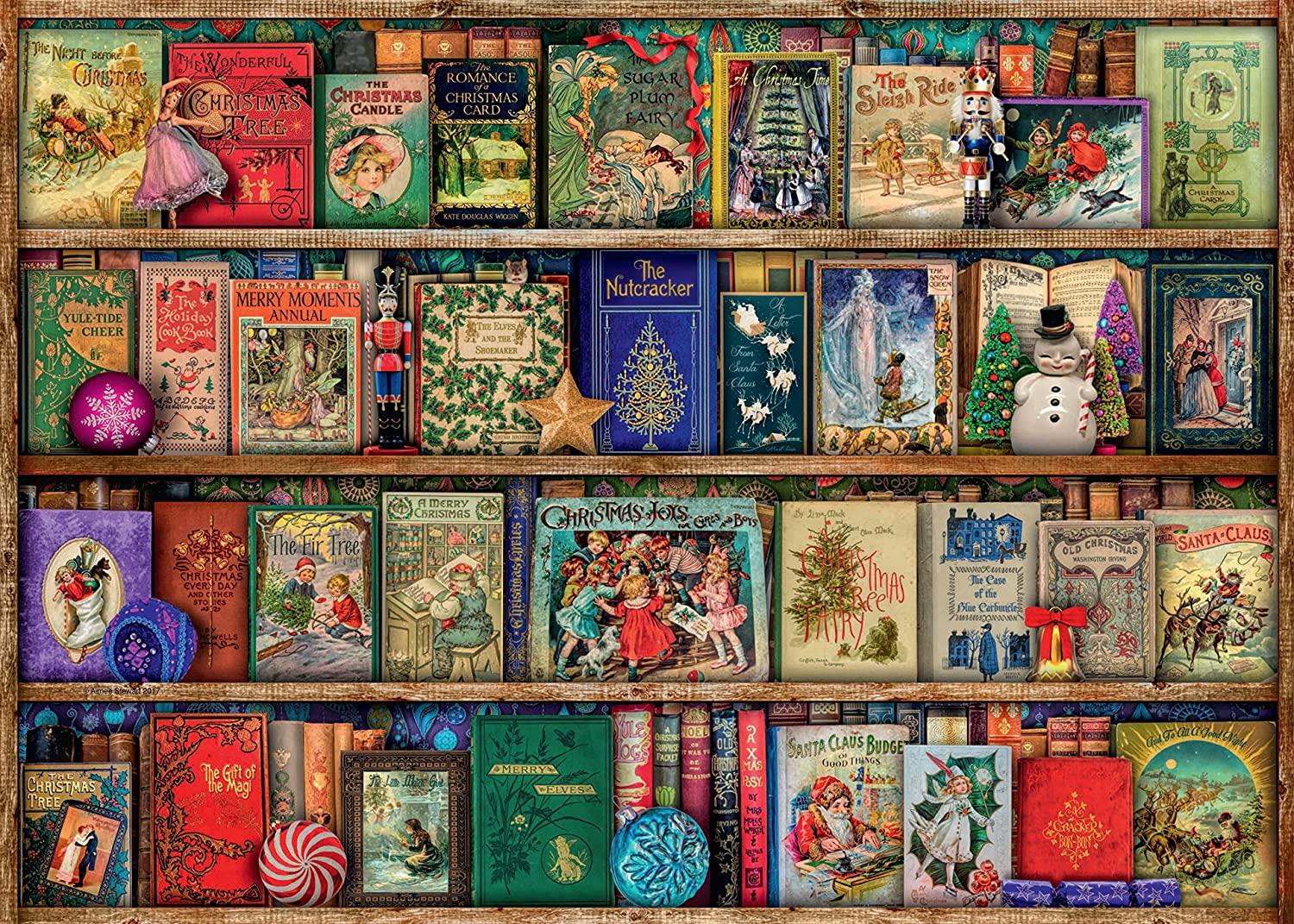 Ravensburger The Christmas Library Jigsaw Puzzle (1000 Pieces)