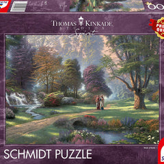 Schmidt Kinkade Spirit Walk of Faith Jigsaw Puzzle (1000 Pieces)