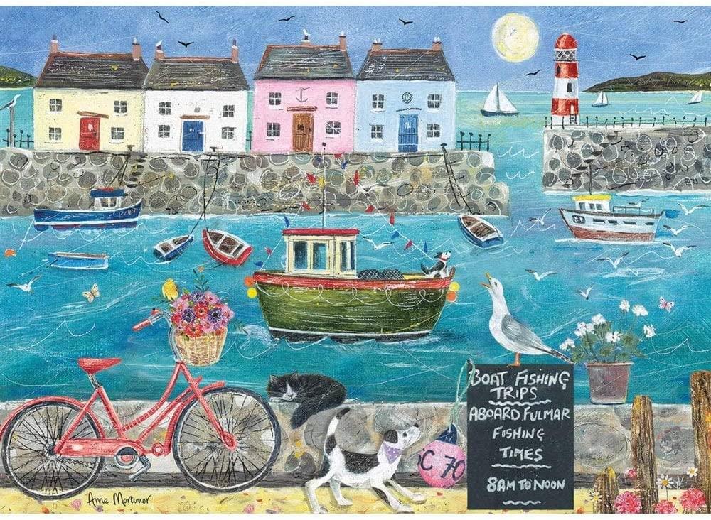 Otter House Harbour Side Jigsaw Puzzle (1000 Pieces)