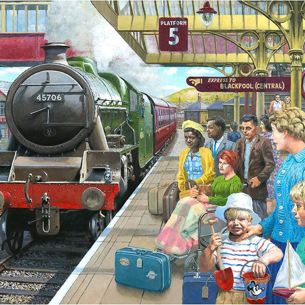 Gibsons Express to Blackpool Jigsaw Puzzle (1000 Pieces)