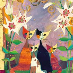 Heye Lilies, Rosina Wachtmeister Jigsaw Puzzle (1000 Pieces)